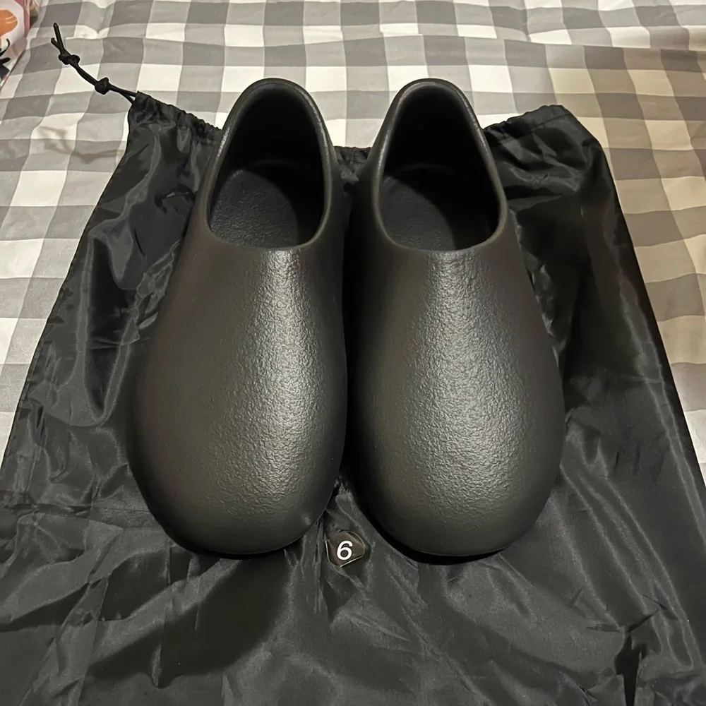 Yeezy Black Slip on Sneakers